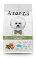Amanova Adult Mini Digestive Divine Rabbit Grain Free Xira Trofi ga Enilikous Skulous Mikrosomon Fulon me Kouneli 2kg